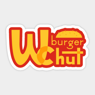 WcBurger Hut - McDonald's Parody Sticker